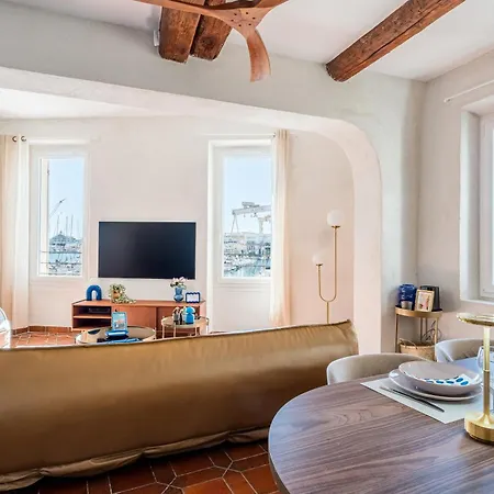 Appartamento Captain Watch - Vue Sur Le Port & Les Bateaux - Parking Souterrain Offert La Ciotat